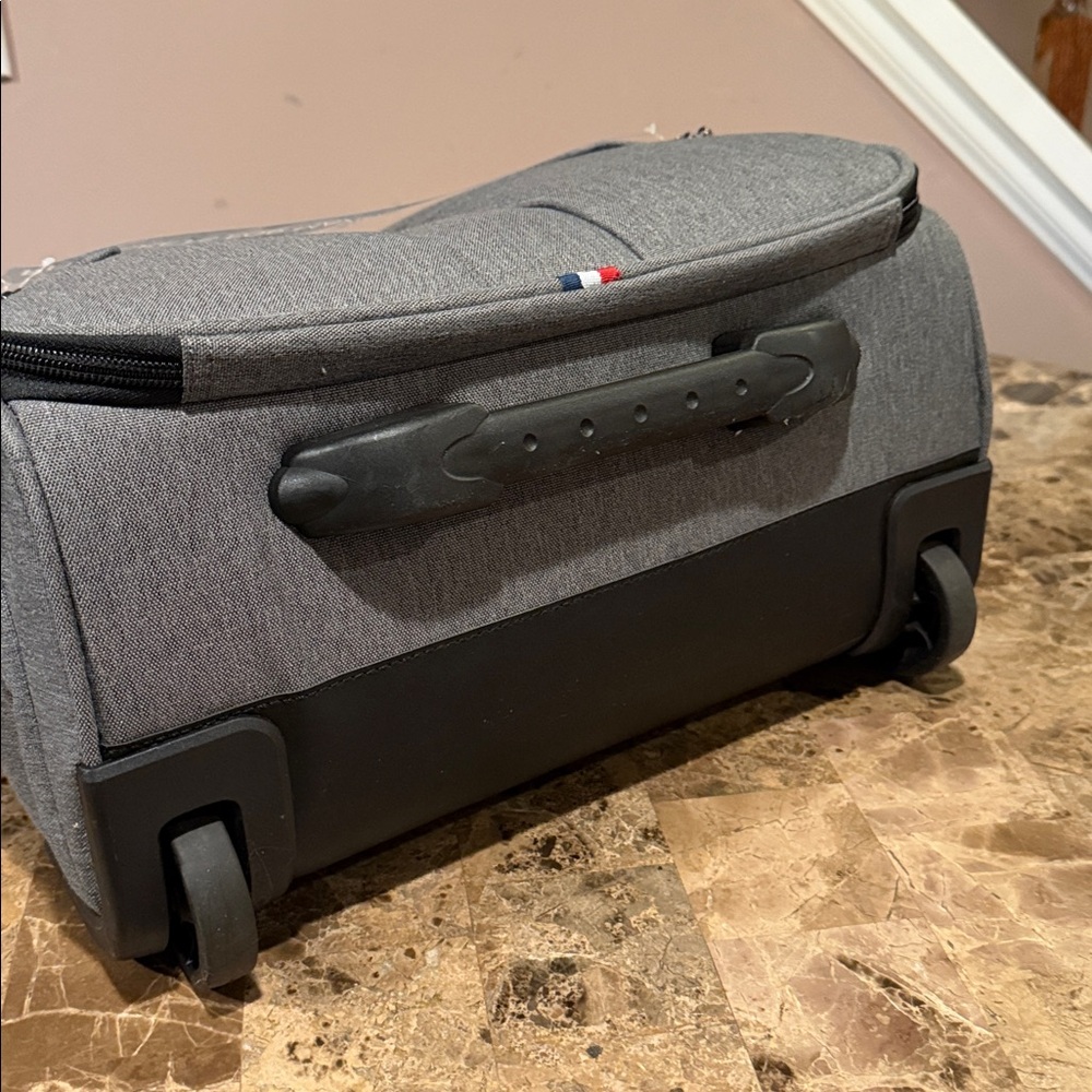 Delsey Paris Depart 2.0 Gray Under-Seat Travel Bag with Multiple Pockets, Wheels - Picture 15 of 16